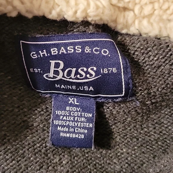 Green Mock Neck Sweater GH Bass - Picture 2 of 6